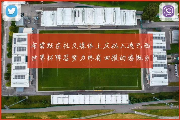 布雷默在社交媒体上庆祝入选巴西世界杯阵容努力终有回报的感慨分享
